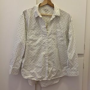 Madewell patterned button up- EUC